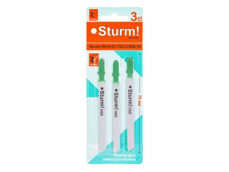 Пилки для лобзика Sturm 9019-01-75x3-HSS-10