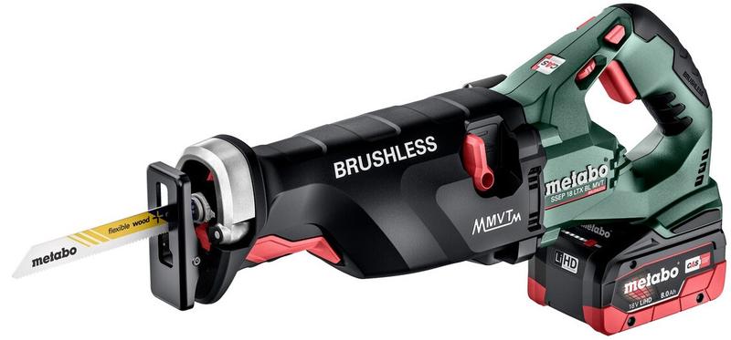 Акумуляторна шабельна пилка Metabo SSEP 18 LTX BL MVT (602258810)