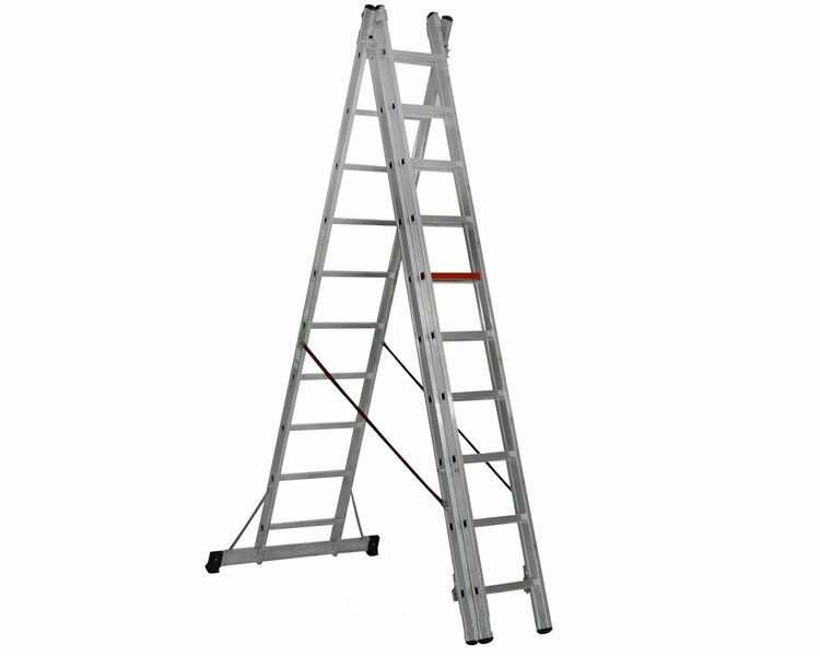 Трьохсекційна драбина VIRASTAR 3x10 (TS190)