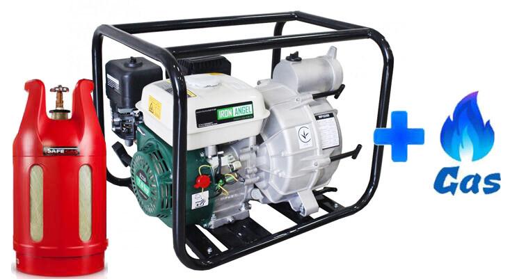 Газова мотопомпа Iron Angel WPGD 90 LPG