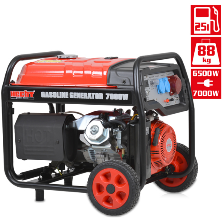 Бензиновий генератор Hecht GG8000