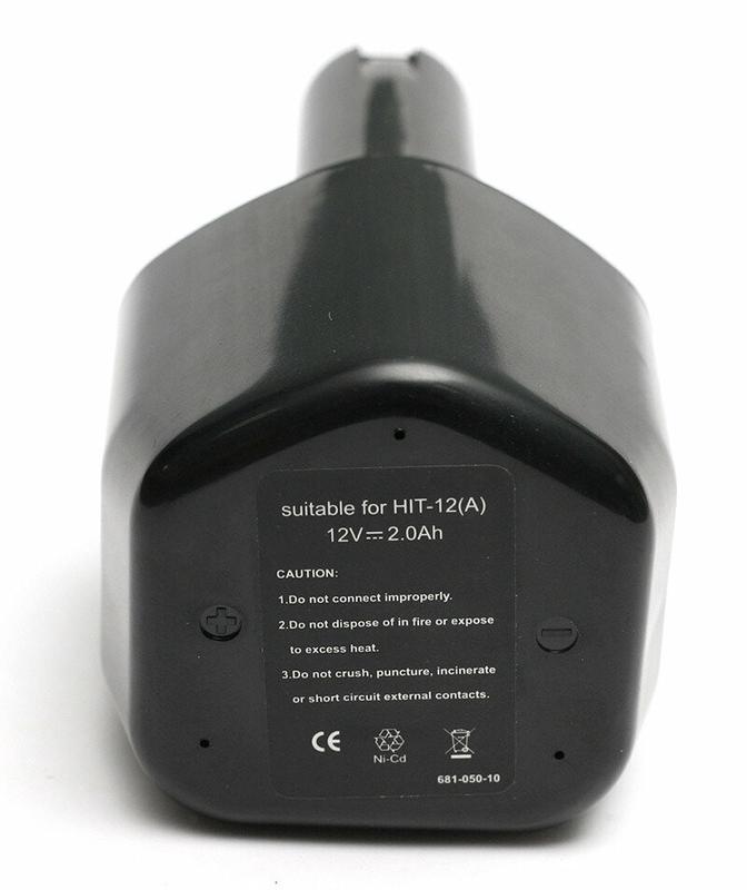 Акумулятор PowerPlant для шурупокрутів та електроінструментів HITACHI GD-HIT-12 (A), 12 V, 2 Ah, NICD (DV00PT0037)