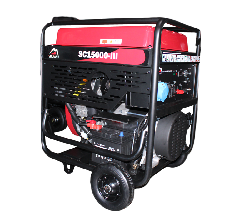 Генератор бензиновий 12 кВт Vulkan SC15000-III 34220