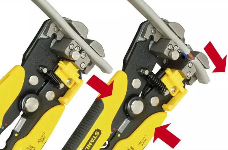 Щипці STANLEY FatMax для зняття ізоляції з дротів 0,2 - 6 кв. мм (FMHT0-96230)