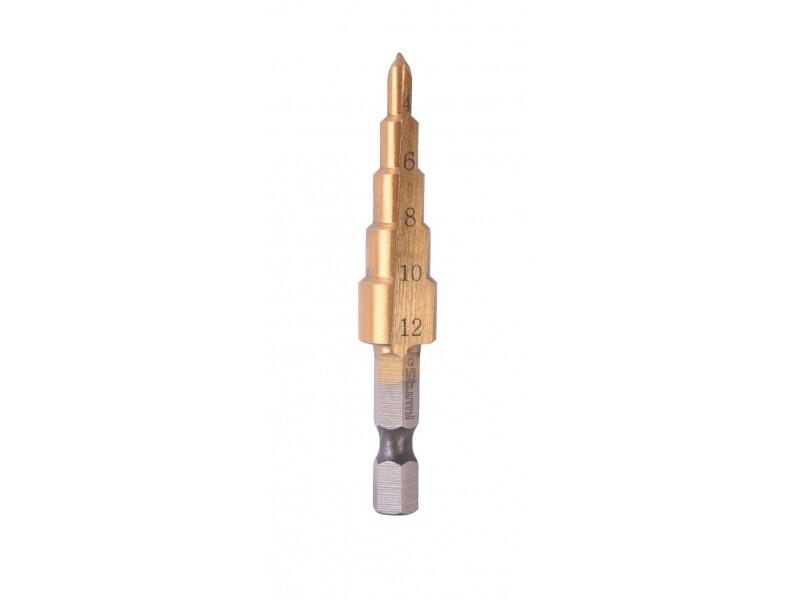 Ступінчасте свердло Sturm 4-12мм profi (1055011)