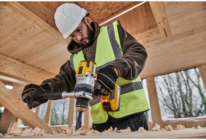 Дриль-шурупокрут акумуляторний безщітковий ударний DeWALT DCD1007H2T