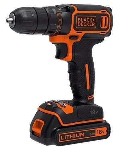 Акумуляторний дриль-шурупокрут Black   Decker BDCDC18KB