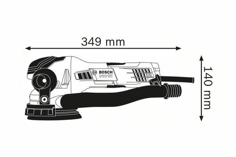 Ексцентрикова шліфмашина Bosch GET 55-125 (0601257000)