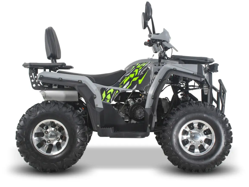 Квадроцикл Forte ATV200G PRO (зелено-сірий) (133188)