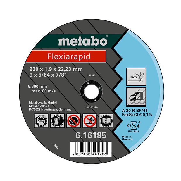 Відрізний круг METABO Flexiarapid Inox 180 мм (616184000)