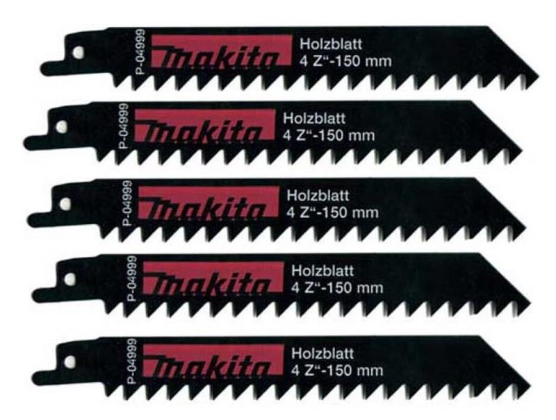 Пильне полотно для шабельних пил Makita 5 шт (P-04999)