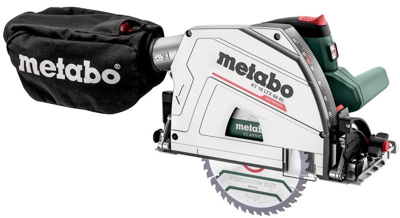 Акумуляторна погружная дискова пилка Metabo KT 18 LTX 66 BL Set АКБ, metaBOX (691172810)