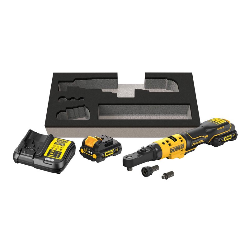 Гайкокрут кутовий - ключ-храповик акумуляторний безщітковий DeWALT DCF500L2G