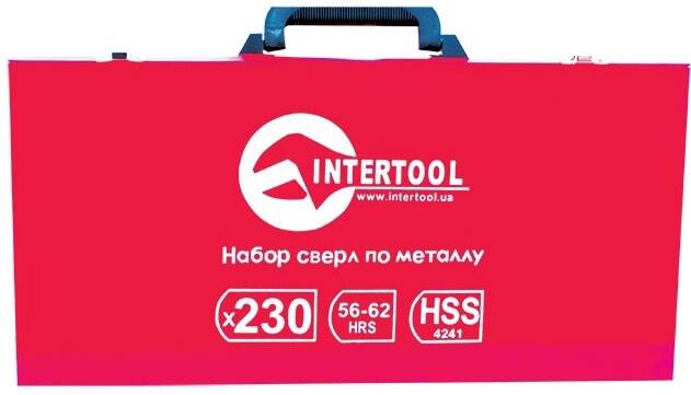 Набір свердел Intertool HSS 230 од (SD-0309)