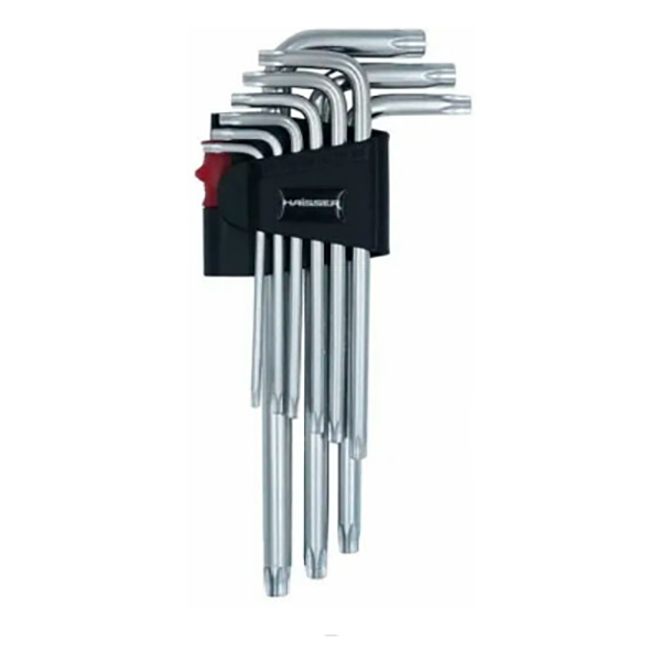 Набір Г-образних ключів Haisser TORX T10-50 (48117)