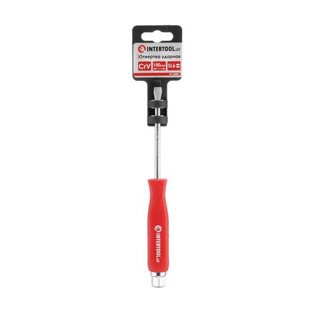 Викрутка ударна Intertool SL6х100 мм (HT-0482)