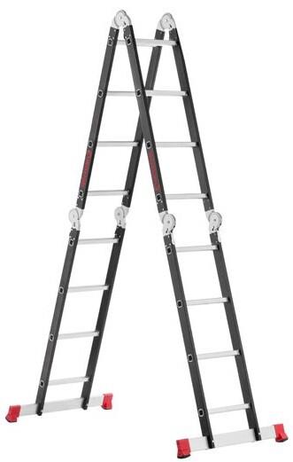 Сходи багатофункціональна Intertool 4х4 ступени (LT-0024)