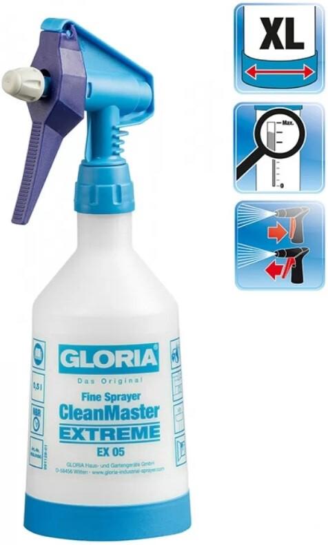 Обприскувач GLORIA 0,5 л CleanMaster Extreme EX05 (вісімдесят одна тисяча шістьдесят п'ять)