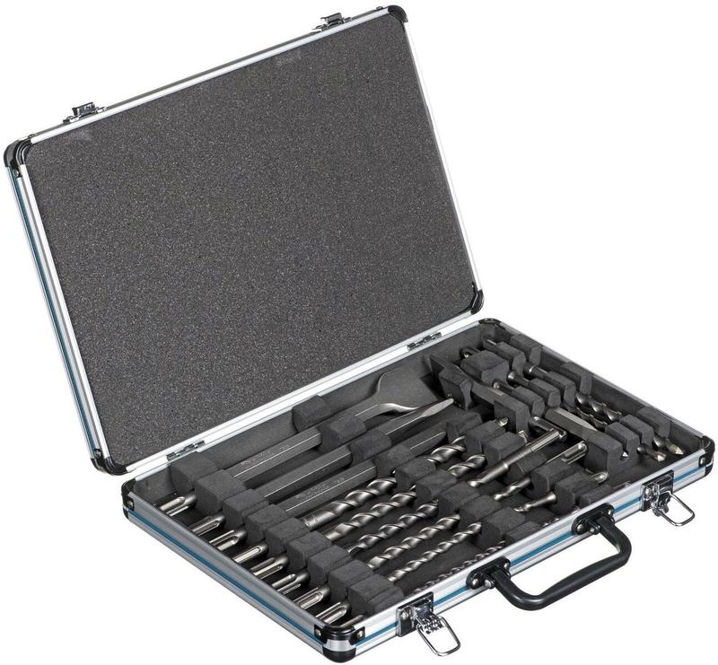Свердла і зубила Makita SDS+ 17 шт кейс (D-42444)