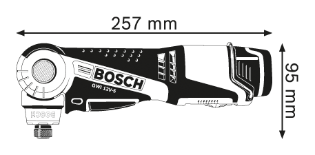 Акумуляторний кутовий шурупокрут Bosch GWI 10,8 V-LI (0601360U08) (без акумулятора і ЗП)
