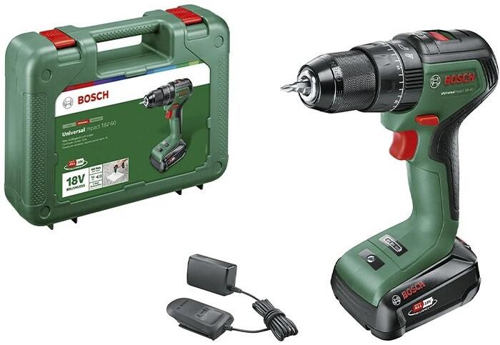 Акумуляторний ударний дриль-шурупокрут Bosch UniversalImpact 18V-60 (06039D7101)