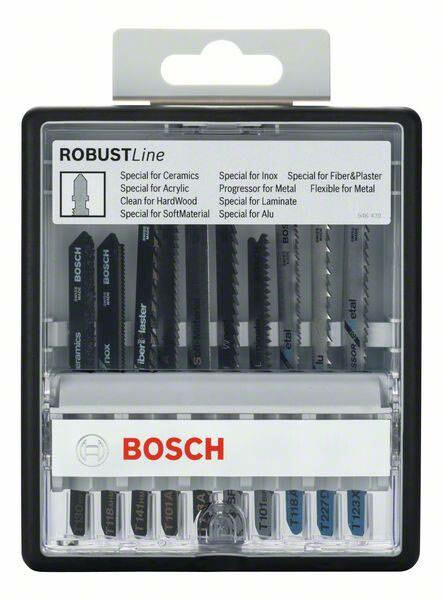 Пилочки для лобзика Bosch SPECIAL ROBUST LINE 10 шт. (2607010574)