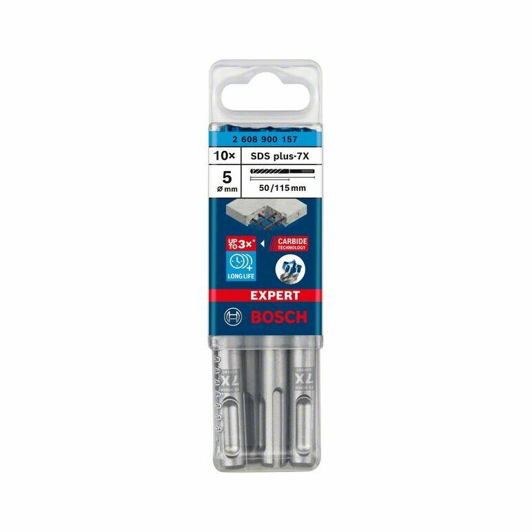 Бур Bosch EXPERT SDS-Plus-7X, 5x50x115 мм, 10 шт. (2608900157)