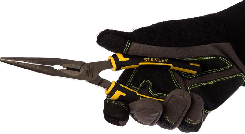 Плоскогубці з подовженими напівкруглими губками Stanley (0-89-870)