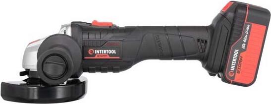Акумуляторна кутова шліфмашина INTERTOOL WT-0366