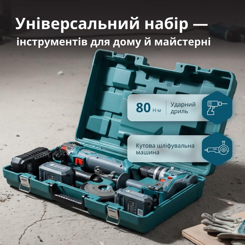 Набір акумуляторних інструментів Konner&Sohnen KS IDAGB 20V SET 1 PLUS