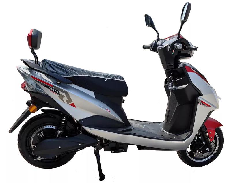 Електроскутер FORTE LEON, червоно-білий (124082)