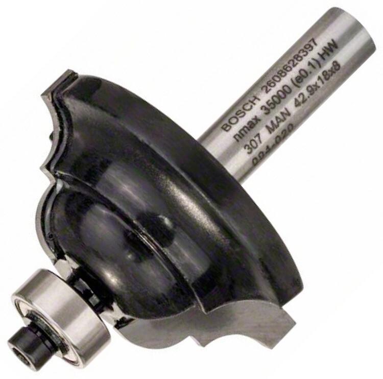 Фреза профільна Bosch D Std S8/R6.3/B15/L18 (2608628397)