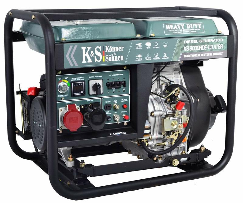 Дизельний генератор Konner Sohnen KS 9000HDE-1/3 ATSR + Блок автоматики