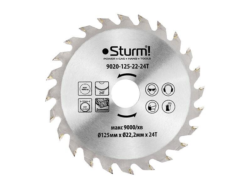Диск пильний Sturm 9020-125-22-24T