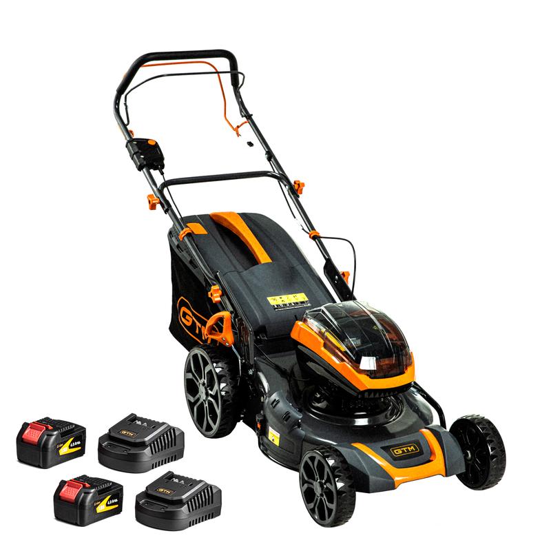 Газонокосарка акумуляторна GTM BLM48H-SP+2 АКБ і ЗП (BLM48H-SP_KIT) 83838