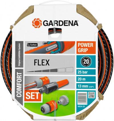 Шланг Gardena Flex (1/2 ") 20 м Set (18034-20.000.00)