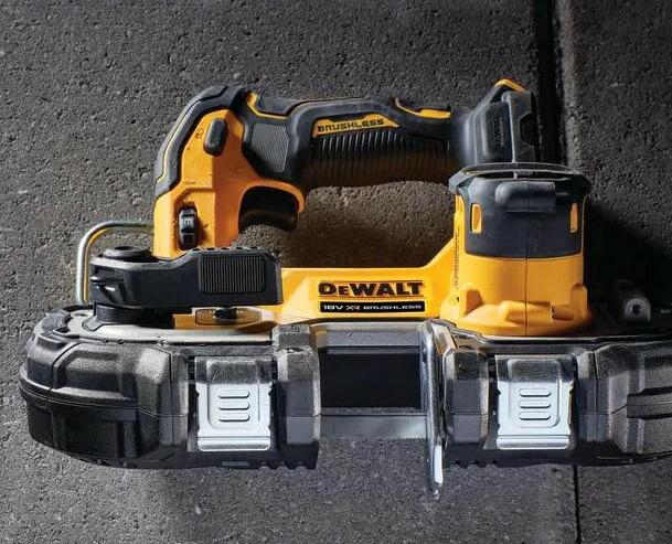 Пила стрічкова DeWALT DCS377NT (без АКБ та ЗП)