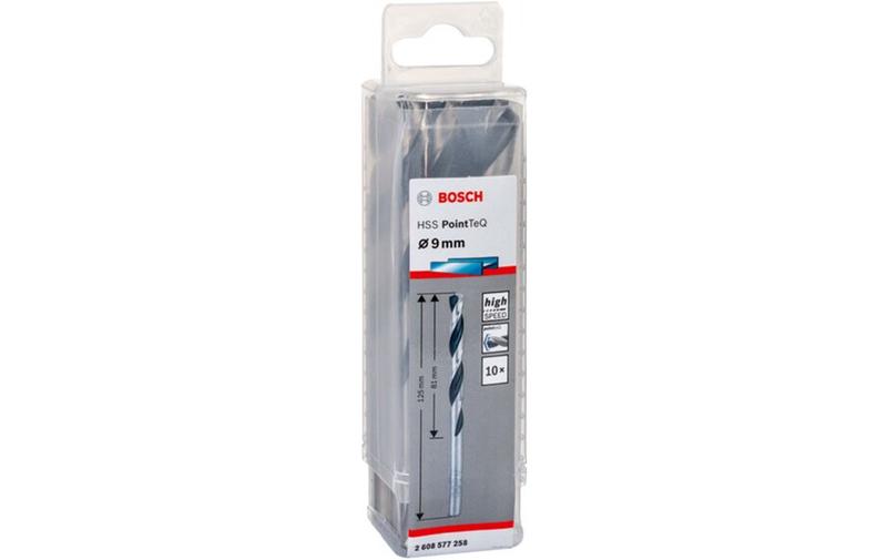 Свердло Bosch 10 HSS PointTeQ 9 мм, 10 шт (2608577258)