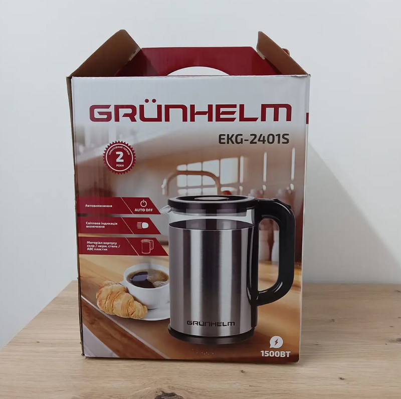 Електрочайник Grunhelm EKG-2401S (137525)