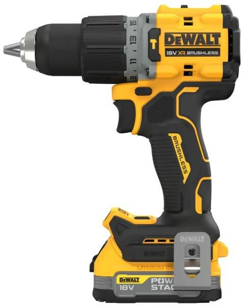 Дриль-шурупокрут акумуляторний безщітковий ударний DeWalt DCD805E1T+DCB183