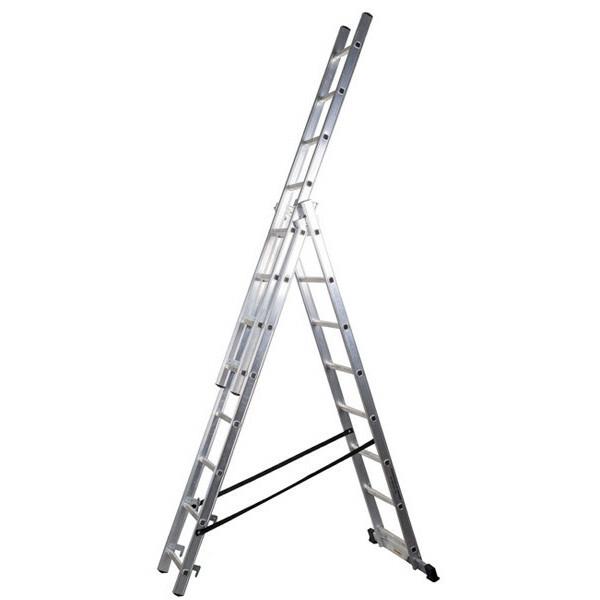 Трисекційна сходи VIRASTAR DW 3 PROFI 3x8 ступенів