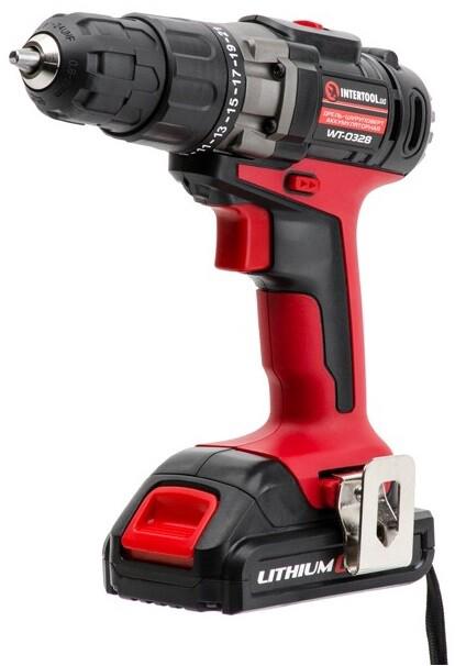 Акумуляторний дриль-шуруповерт Intertool WT-0328