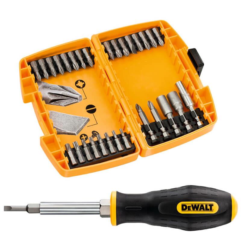 Кутова шліфувальна машина DeWALT DWE4257 + набір біт і насадок DT71506