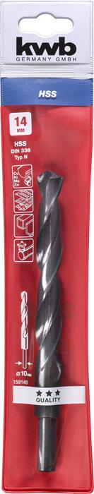 Свердло по металу KWB HSS 14.0мм зменшений хвостовик (159140)