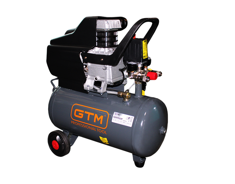 Поршневий повітряний компресор 24 л GTM KABM2024 масляний 27150