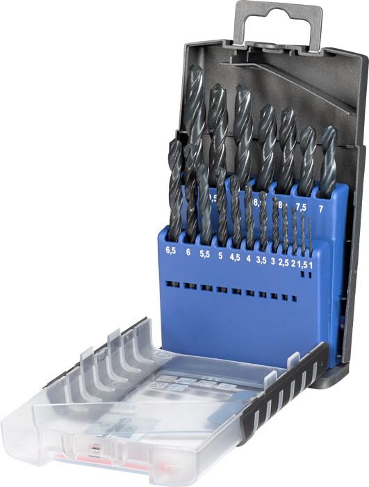 Набір свердел по металу KWB HSS 1-10 мм 19 шт (421920)