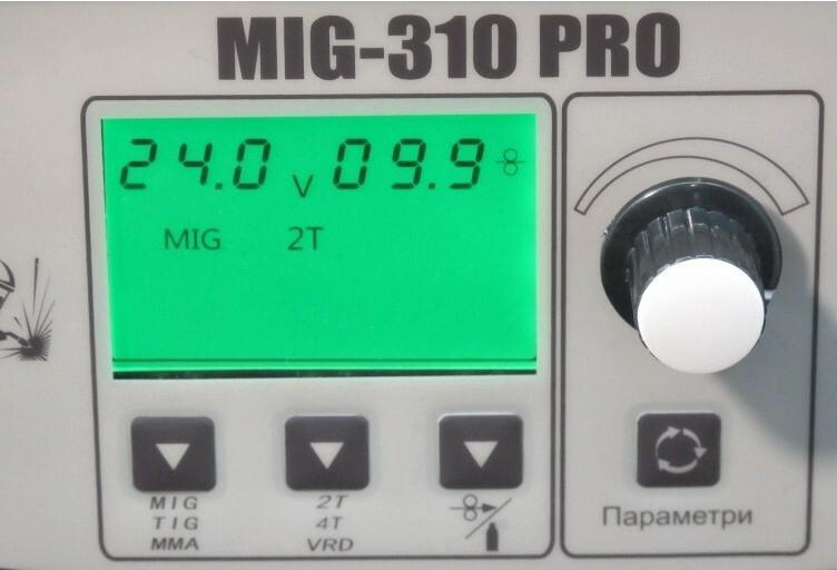 Зварювальний напівавтомат Kaiser MIG-310 PRO 3в1 інверторний (84330)