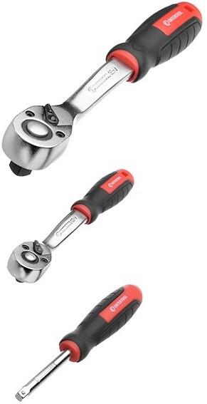 Набір інструментів Intertool STORM 1/2 "1/4" 110 од. Cr-V (ET-8110)