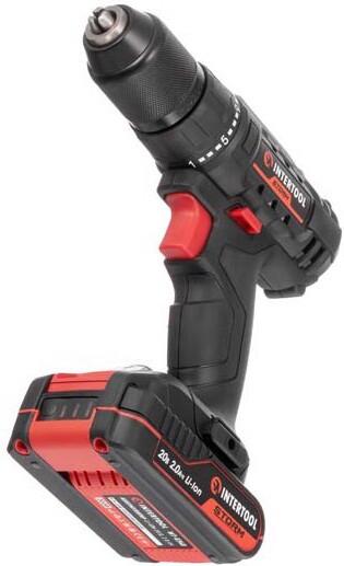 Акумуляторний дриль-шурупокрут INTERTOOL WT-0350