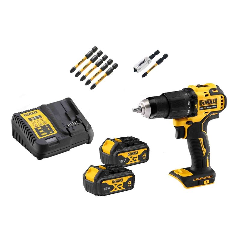 Дриль-шурупокрут акумуляторний безщітковий ударний DeWALT DCD709M2DT2